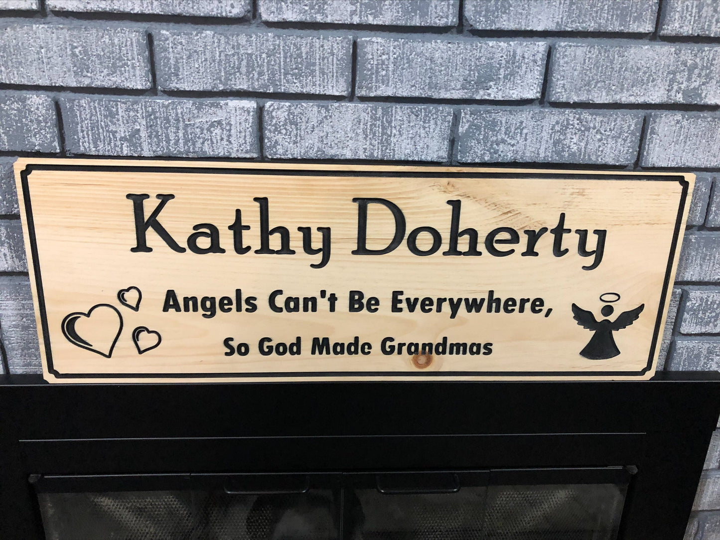 Custom Grandparent Wooden Sign – Personalized Gift from Grandkids | Thoughtful Mother's Day or Birthday Art for Grandma, Nana, or Nonna