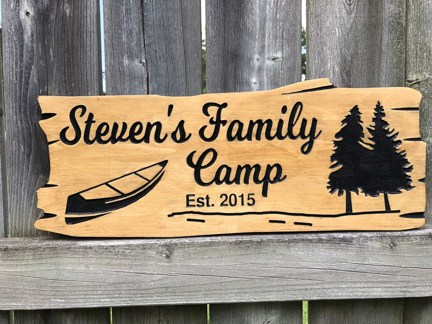 Custom Outdoor Cottage Sign | Wooden Anniversary Gift | Personalized Lakehouse Sign | Rustic Cottage Sign | Engraved Sign | Wood Sign
