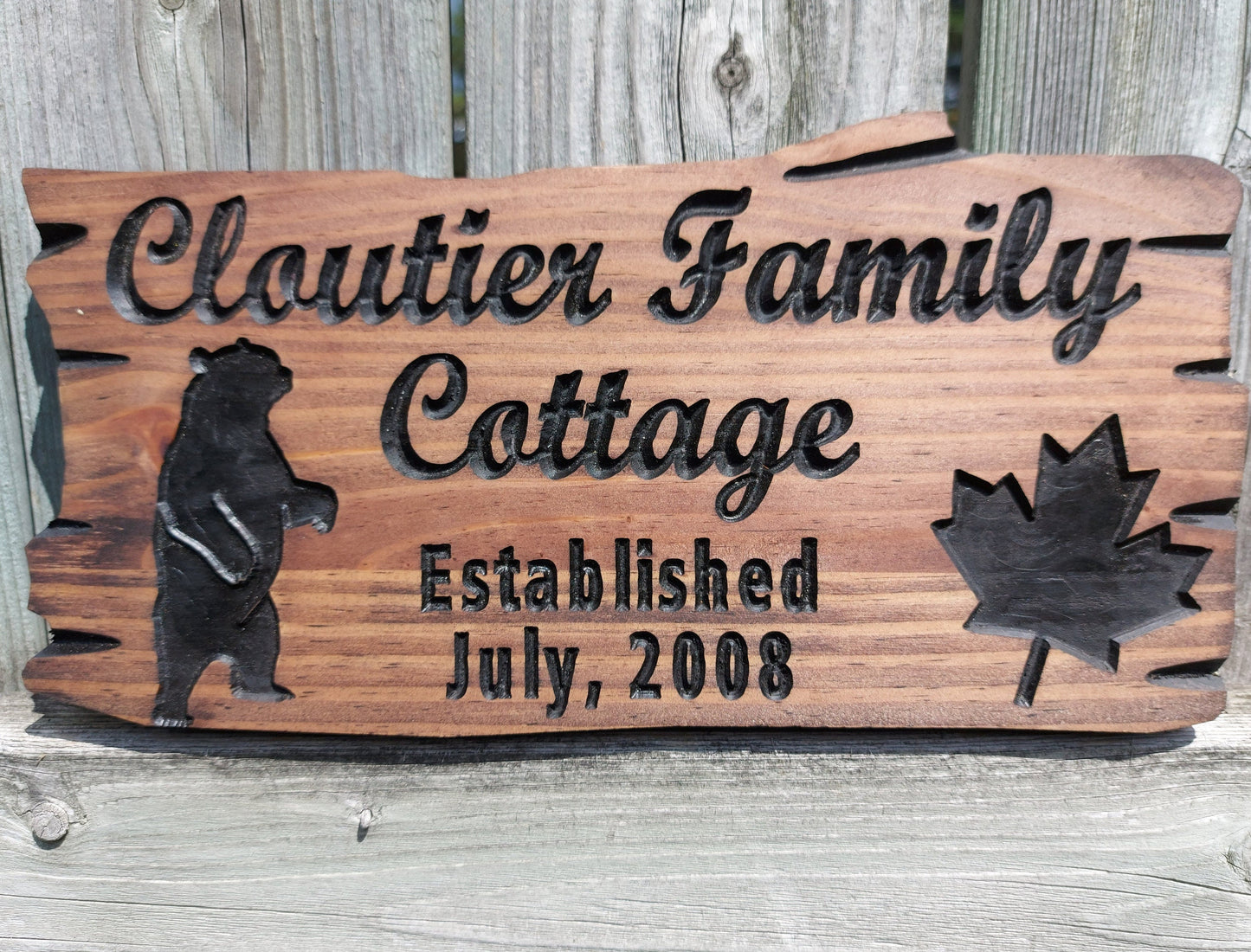 Wood Sign with Family Name – Custom Last Name Sign, Personalized Home Wall Decor, Wedding or Housewarming Gift