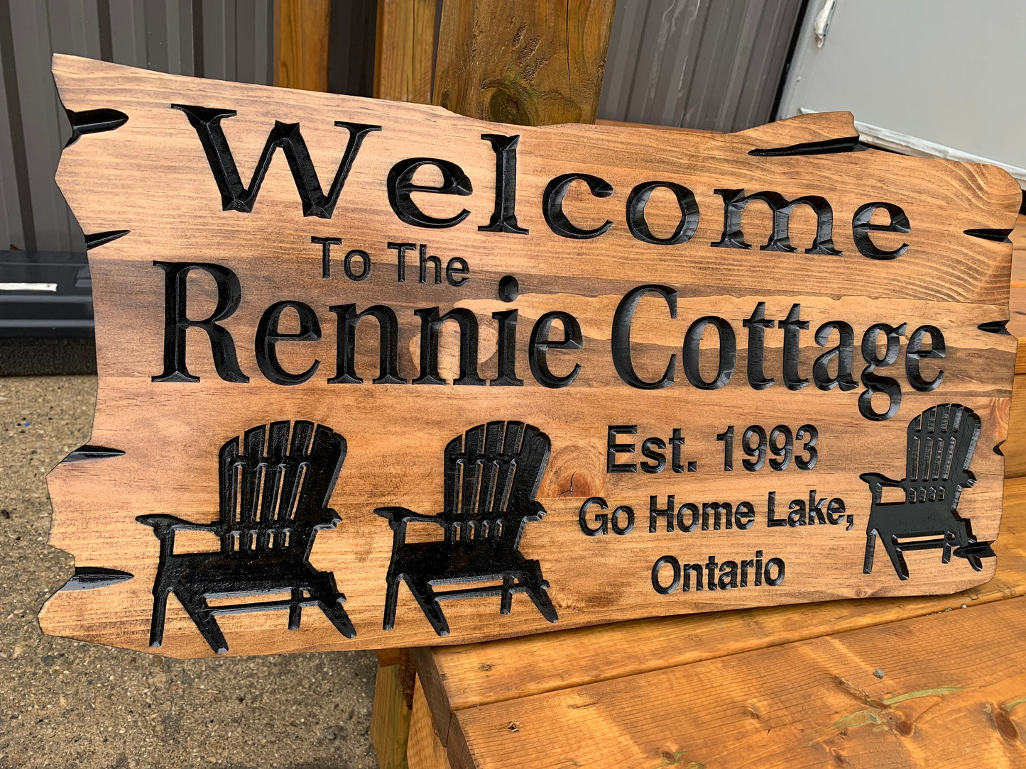 Rustic Personalized Wood Plaque – Custom Family Name Sign, Farmhouse Wall Decor, Wedding Gift, Cabin or Entryway Sign