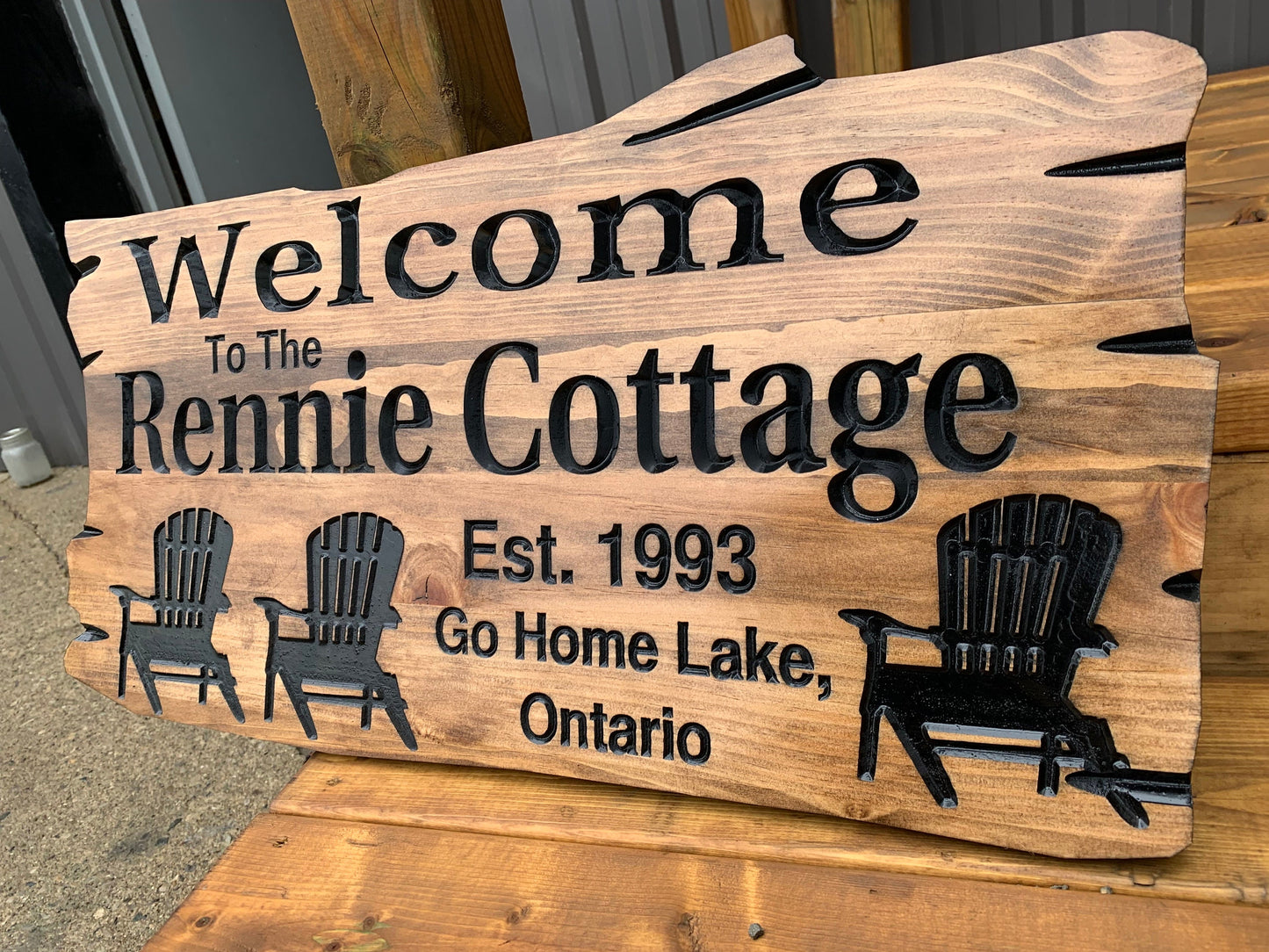 Rustic Personalized Wood Plaque – Custom Family Name Sign, Farmhouse Wall Decor, Wedding Gift, Cabin or Entryway Sign