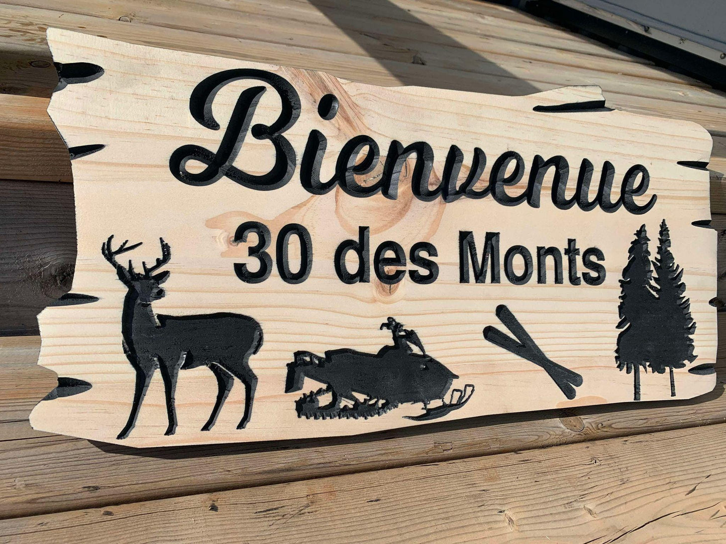 Wood Cottage Sign | Custom Cottage Sign | Wood Cottage Sign | Anniversary Gift | Welcome Sign | Rustic Cottage Sign | Engraved Sign
