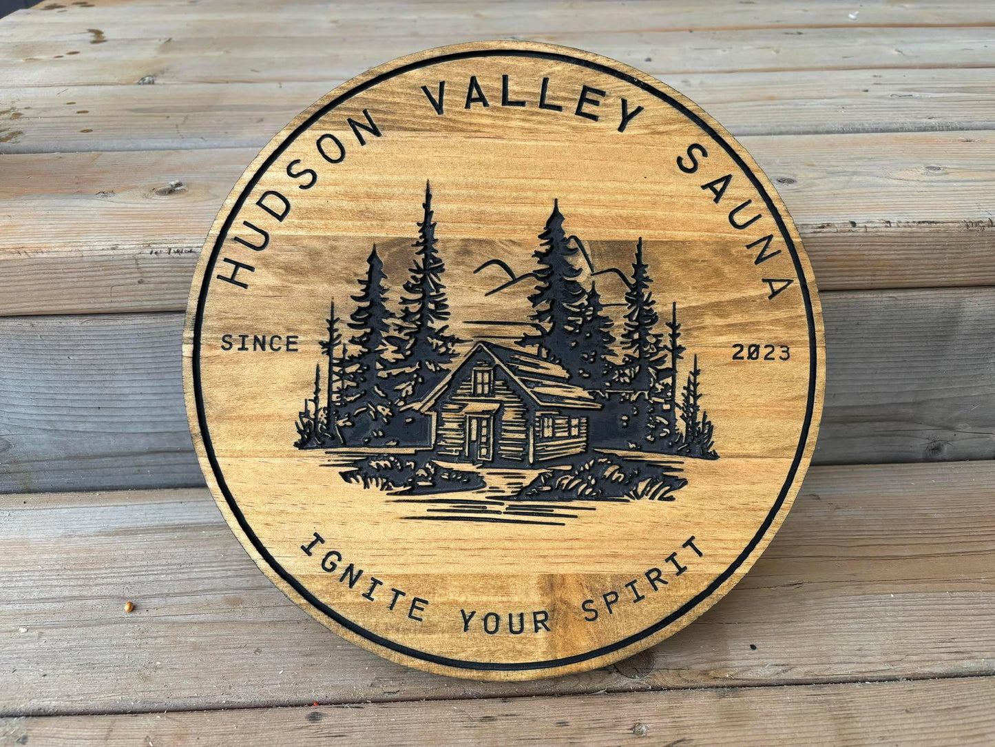 Custom Logo Sign | Personalized Wood Sign | Custom Wall Art | Living Room Decor