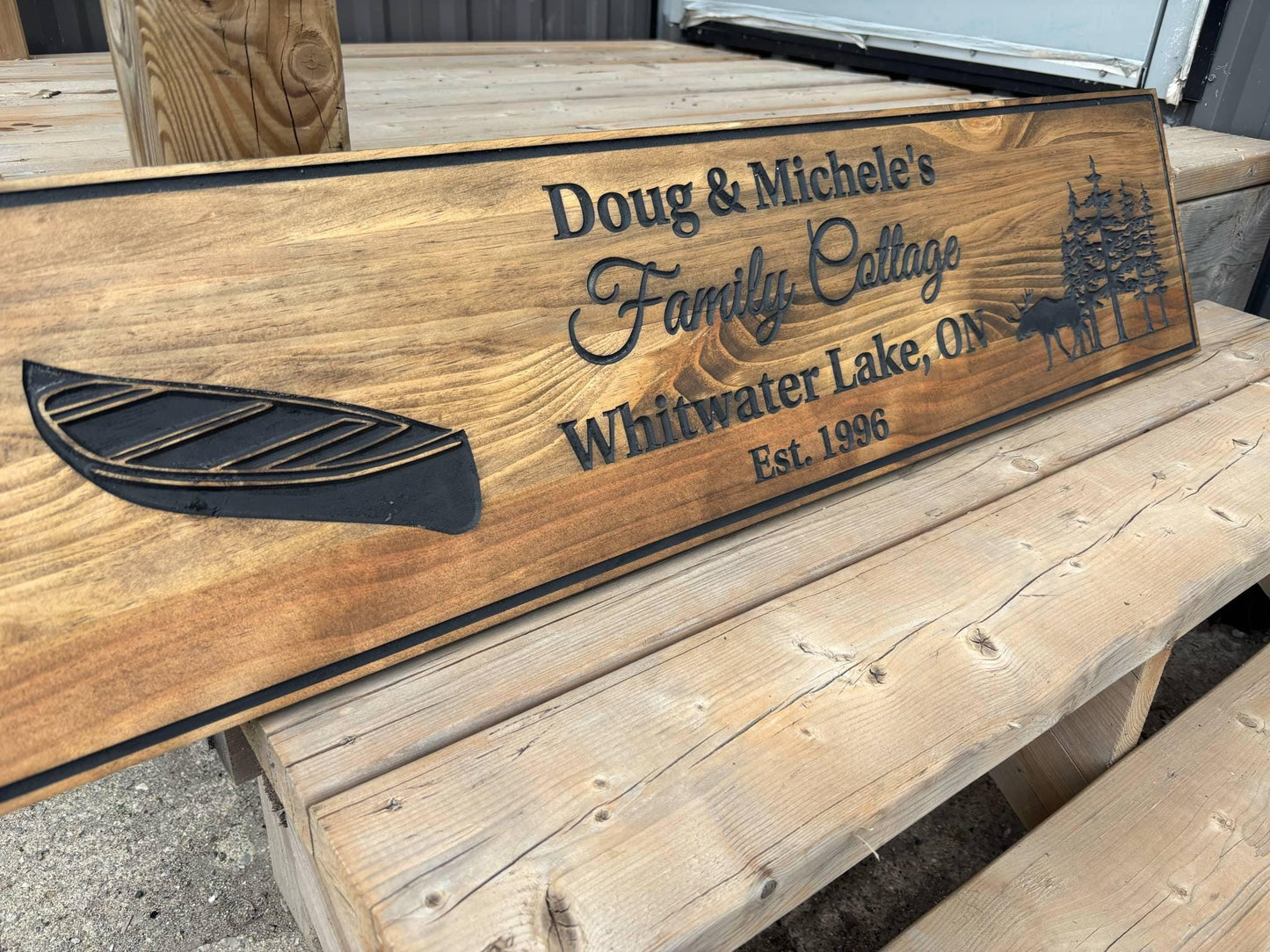 Family Name Lakehouse sign, Rustic outdoor sign, Lodge Sign, Personalized Family Sign, Custom Wooden Sign, Wilderness Sign, Personal Gift
