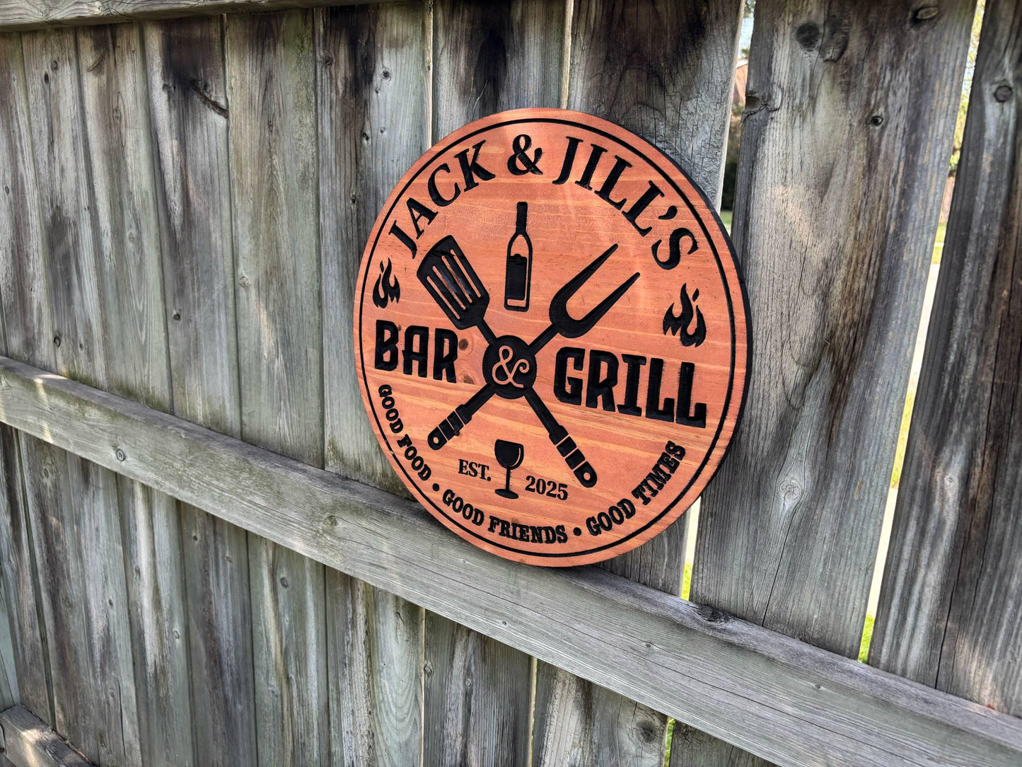 Custom Wood Bar Sign – Engraved Pub Quote, Rustic Whiskey & Bourbon Bar Decor, Speakeasy or Tavern Wall Plaque