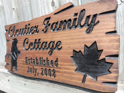Wood Sign with Family Name – Custom Last Name Sign, Personalized Home Wall Decor, Wedding or Housewarming Gift