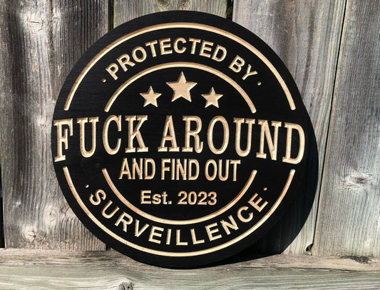 Custom Wood Sign | Personalized Engraved Sign | Established sign | Gift | Home Wall Decor | Anniversary Gift | decorative wood signs | Funny