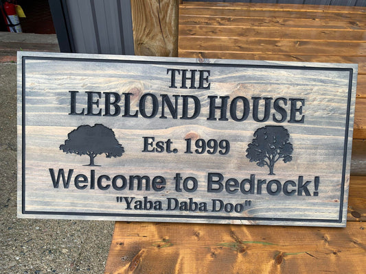 Custom Rustic Cottage Sign | Custom Engraved Lakehouse Sign | Outdoor Cottage Sign | Personalized Family Name Sign Active