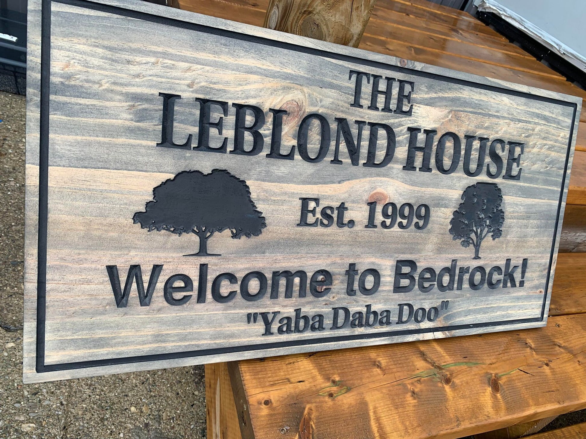 Custom Rustic Cottage Sign | Custom Engraved Lakehouse Sign | Outdoor Cottage Sign | Personalized Family Name Sign Active