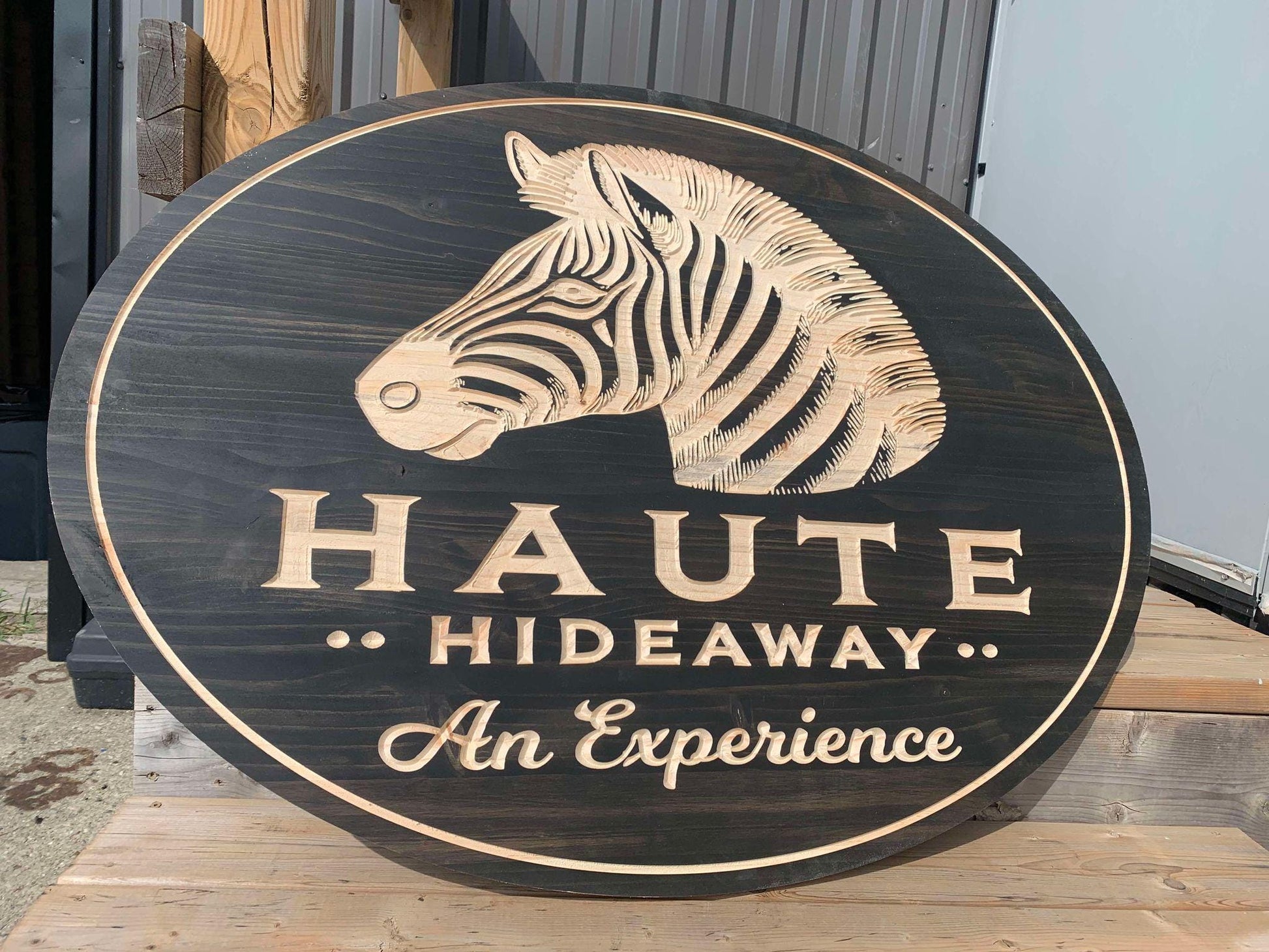 Custom Logo | Family Name Sign | Custom Farm Sign | Personalized Wood Sign | Wooden Animal Sign | Custom Engraved Wood Sign