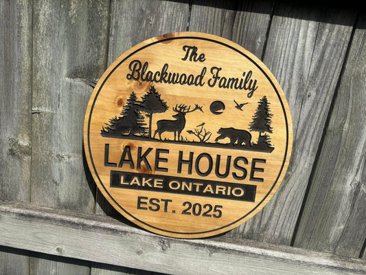 Custom Wood Sign – Personalized Wall Decor, Family Name Sign, Rustic Wooden Name Sign, Last Name Wall Art, Custom Home Sign, Engraved Decor